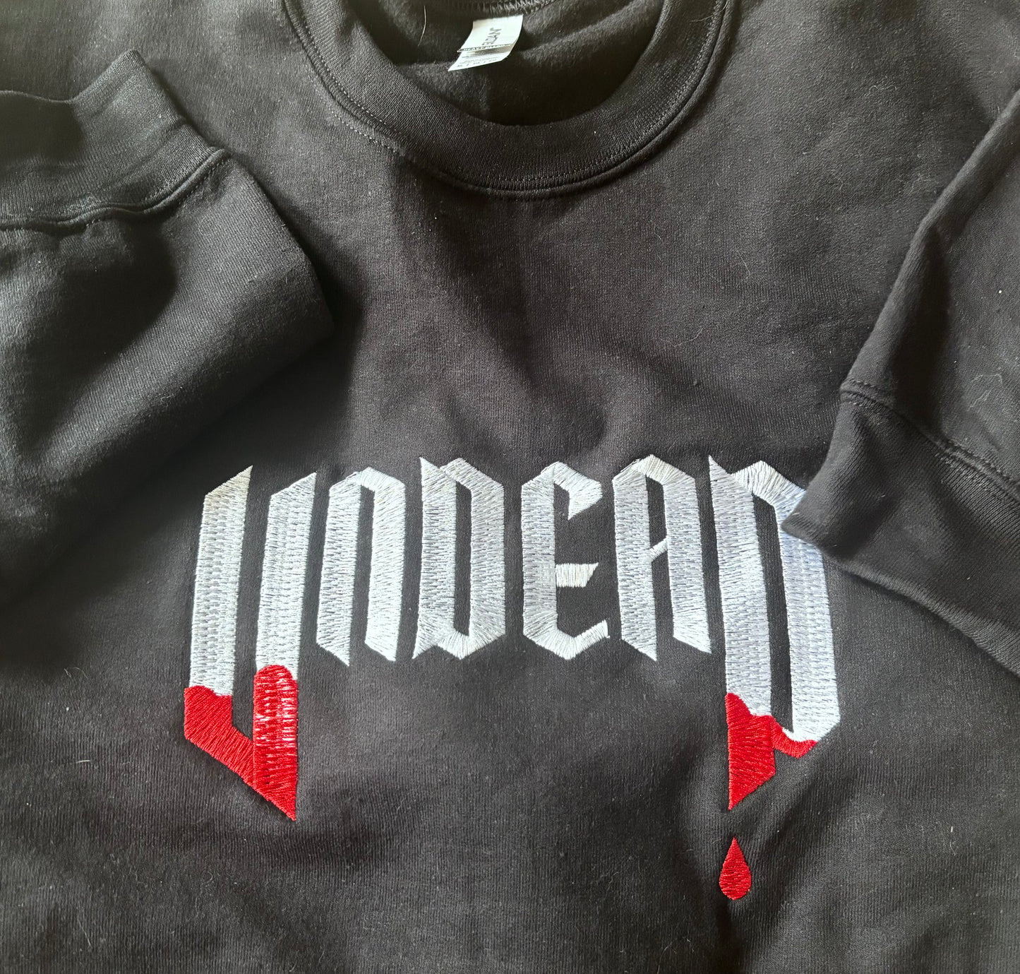 Undead Embroidered Sweatshirt & Hoodie