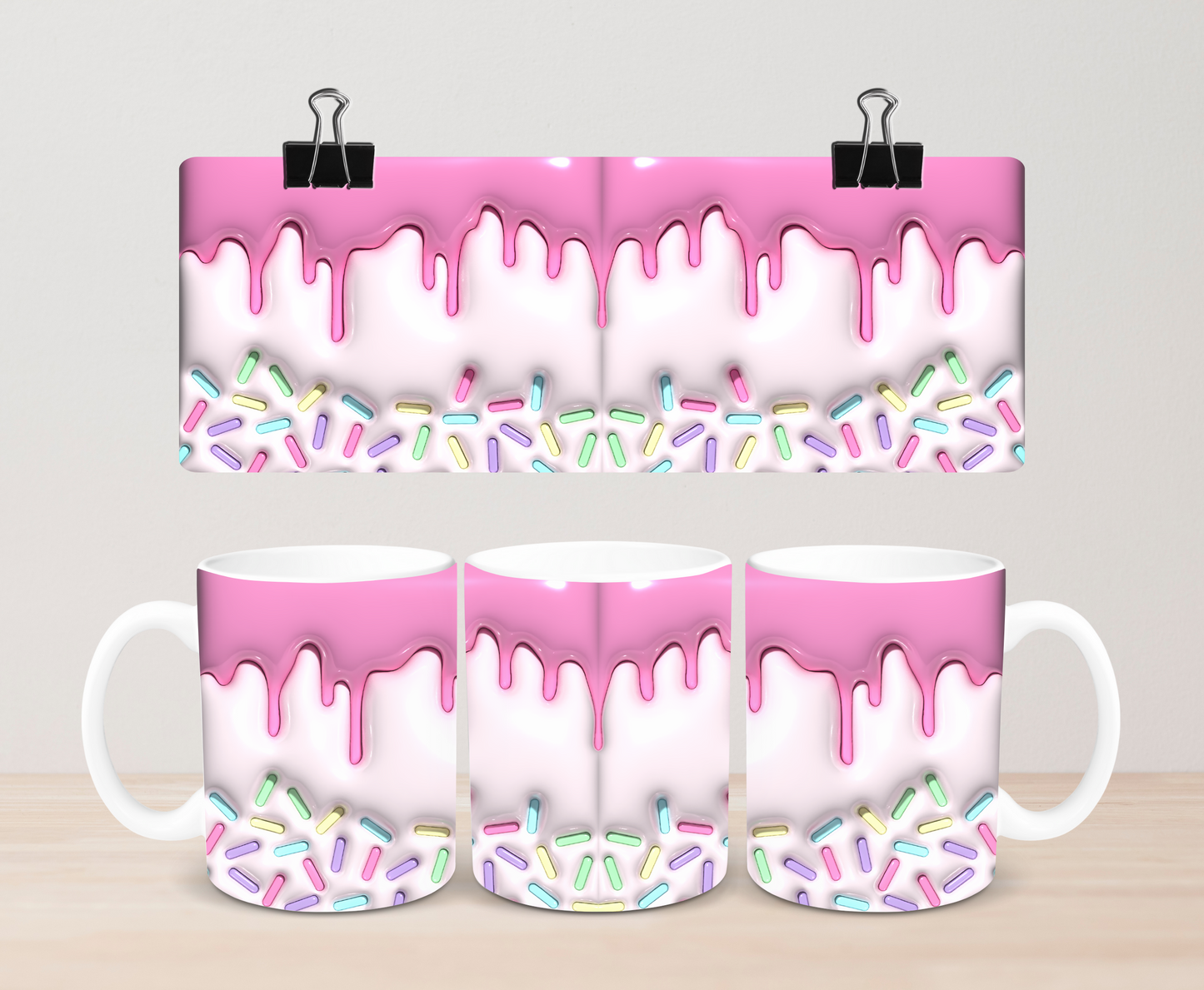 3D Drip Icing Mug