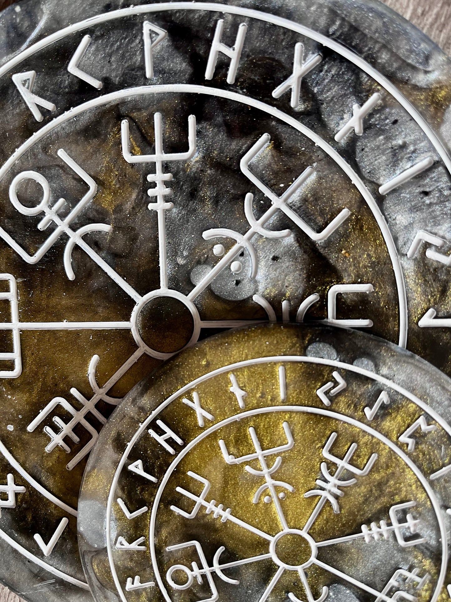 Handmade Viking Divination Boards