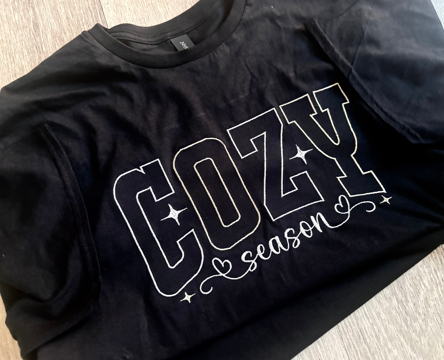 Cozy Season Embroidered T-shirt
