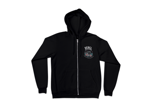 Black Rebel Needleworks Zip Hoodie