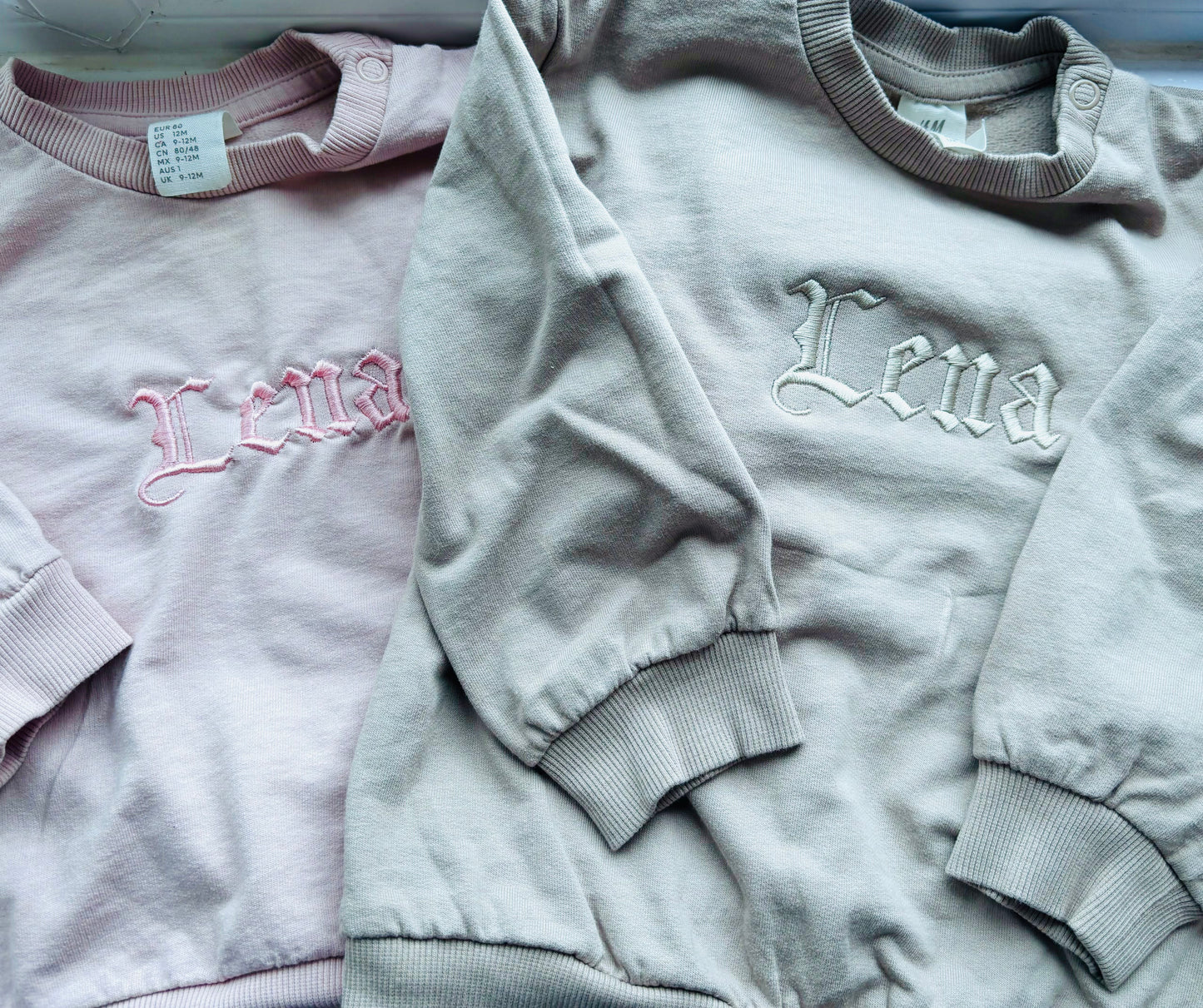 Baby/Kids Embroidered Name Sweatshirt