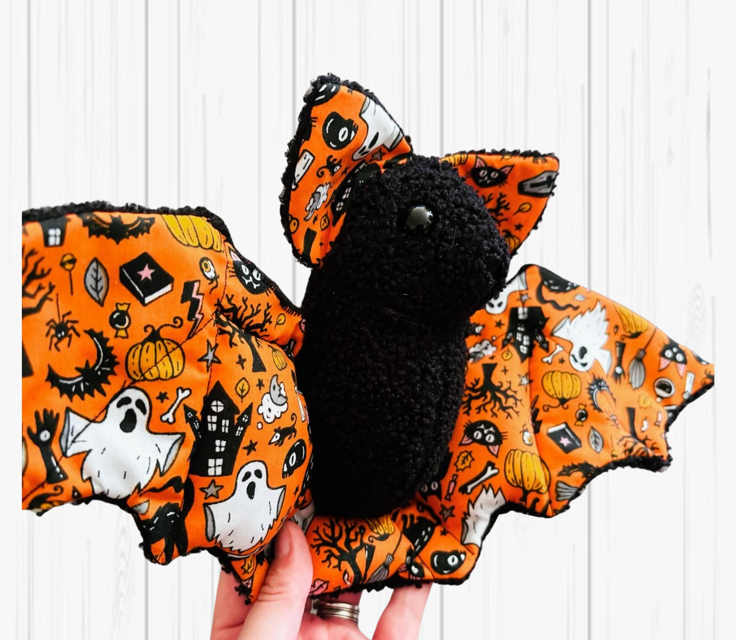 Handmade Personalised Bat Plushie