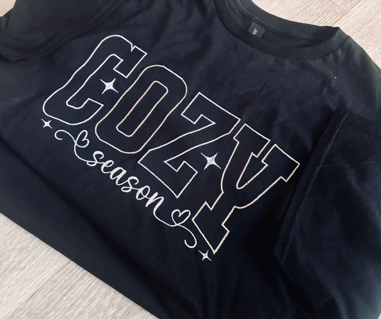 Cozy Season Embroidered T-shirt