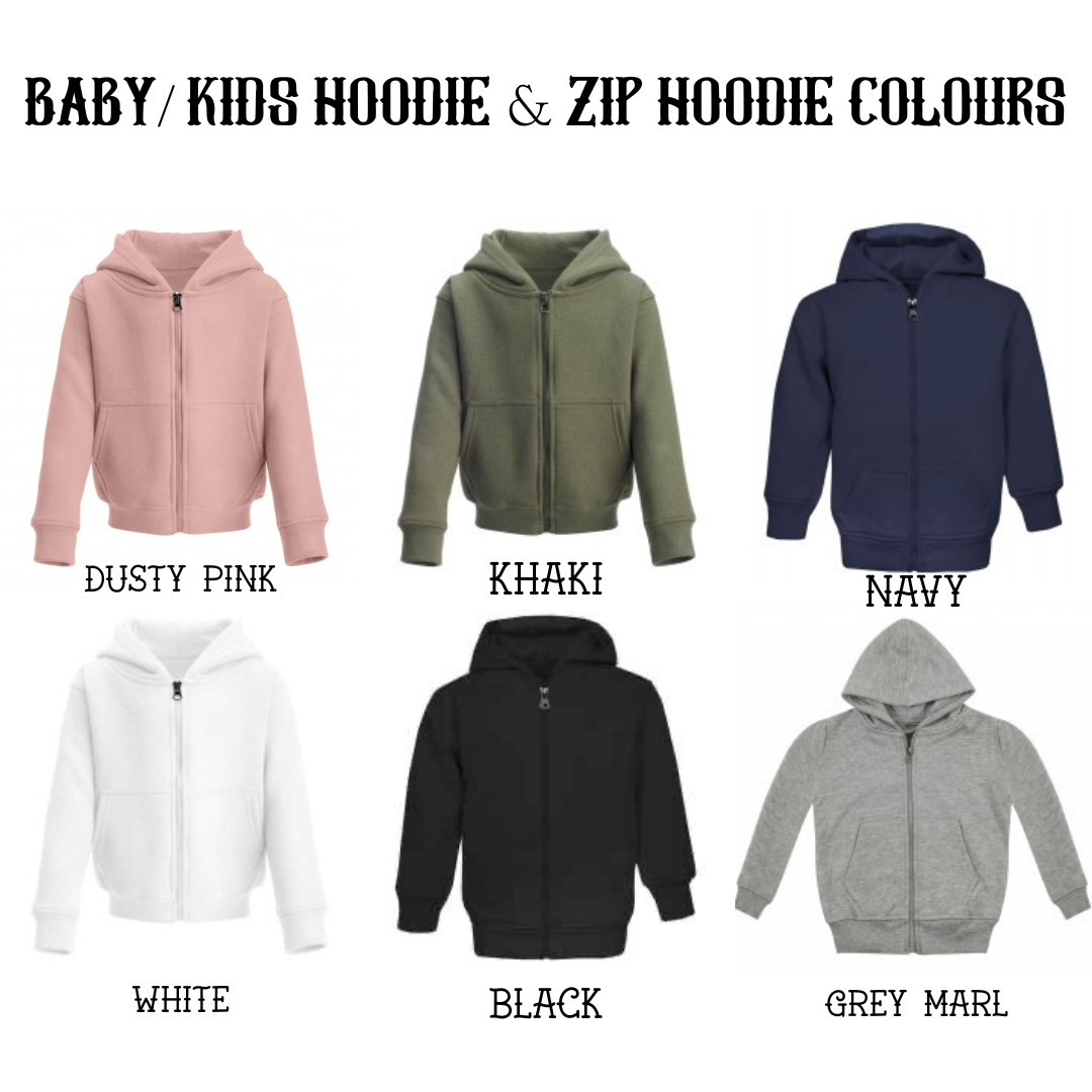 Baby/Kids Gothic Zip Hoodie
