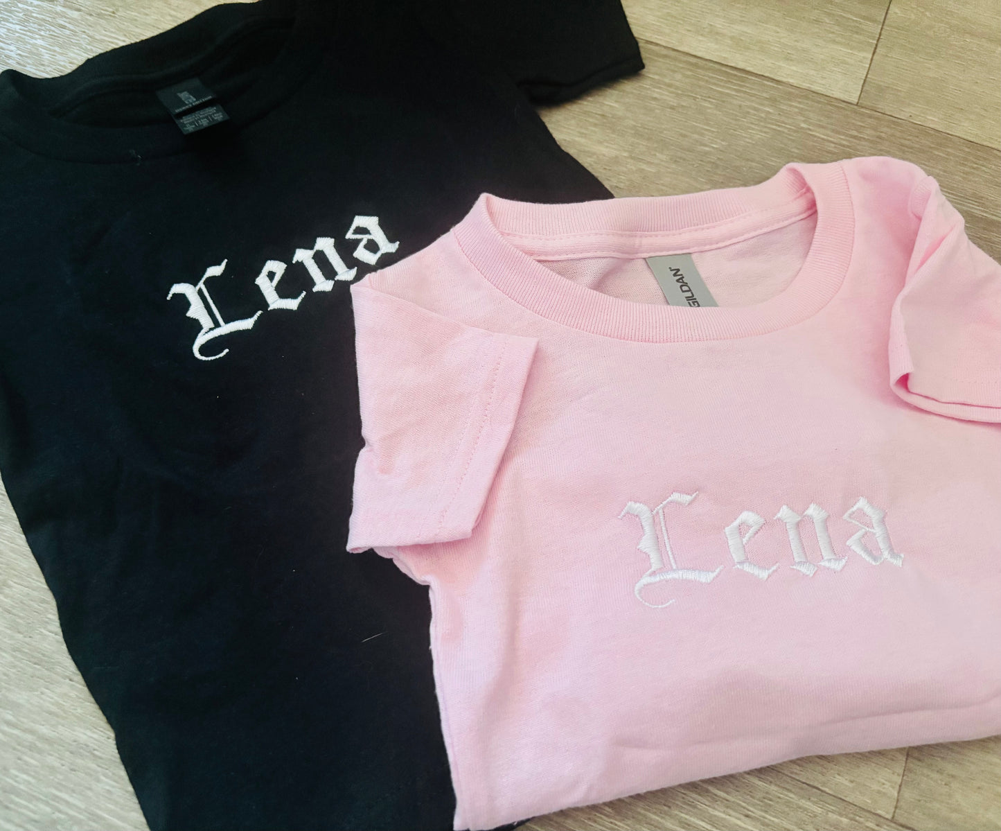 Embroidered Gothic Toddler/Kids Tshirt