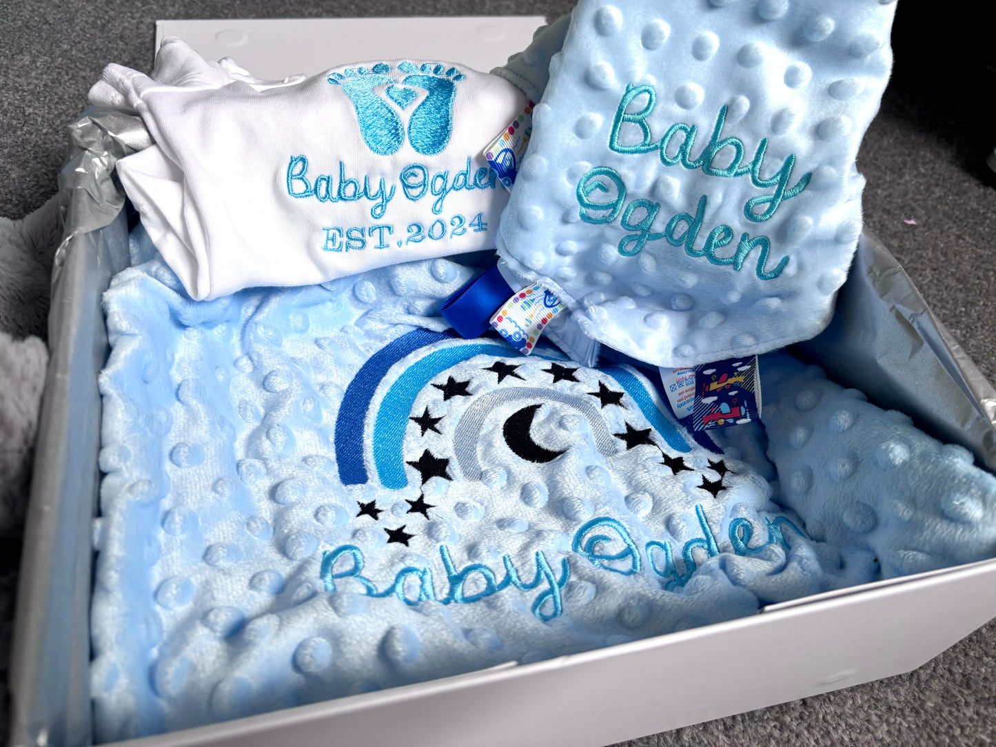 Baby Personalised Gift Set