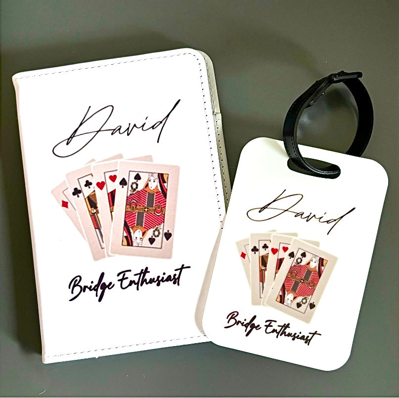 Personalised Passport Holder & Luggage Tag