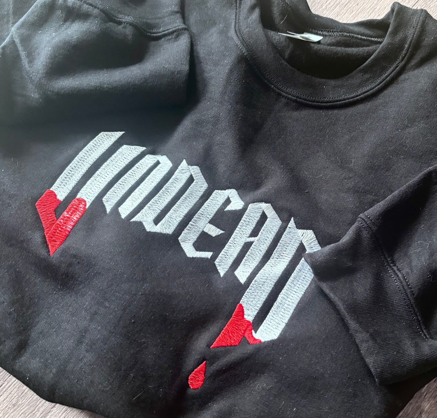 Undead Embroidered Sweatshirt & Hoodie