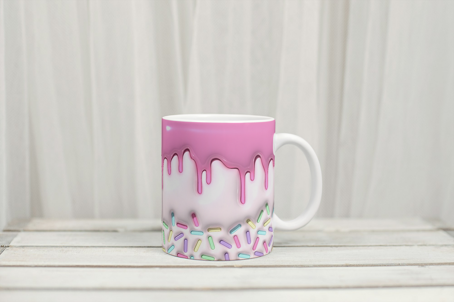 3D Drip Icing Mug