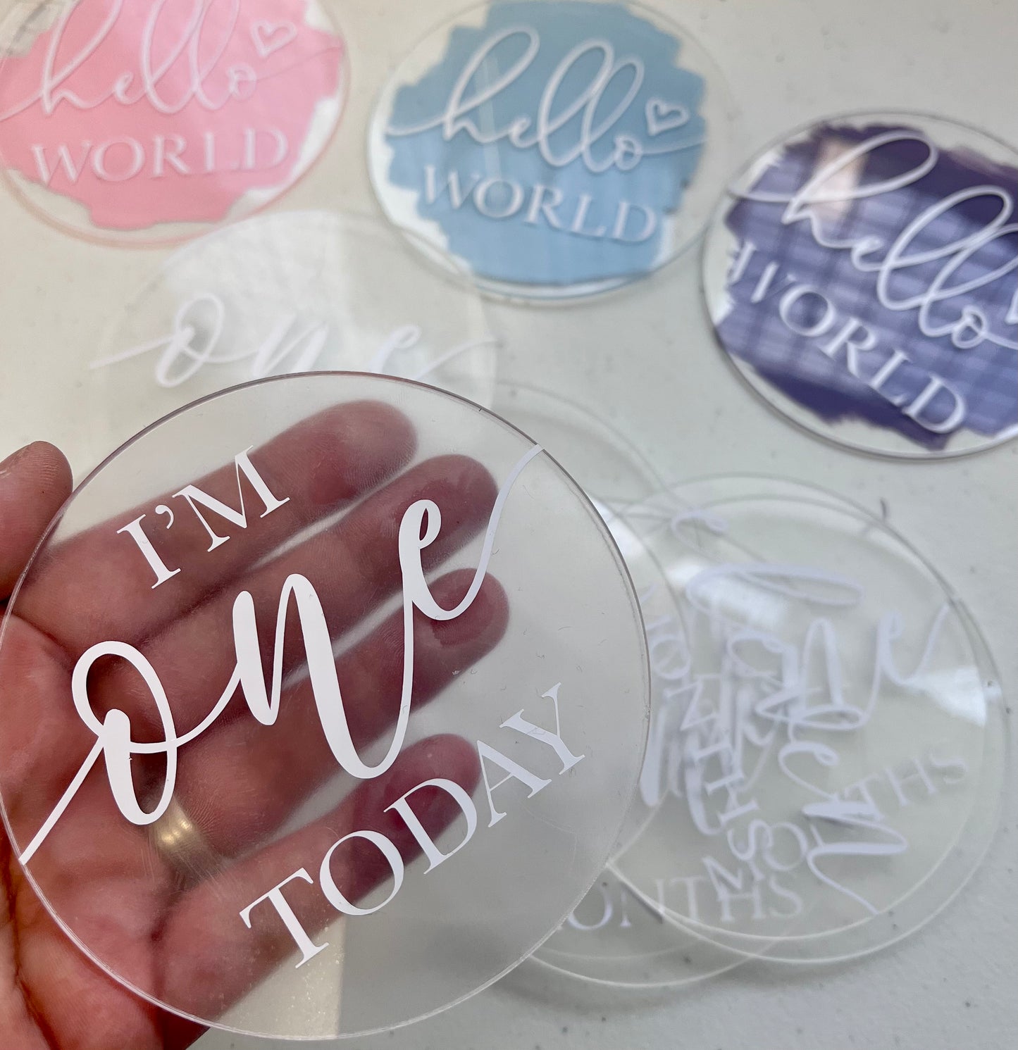 Personalised Milestone Discs